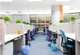 ABS provides commercial office cleaning, including janitorial services for all office common areas